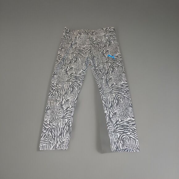Puma Other - Puma Toddler 24M Black Gray Zebra Leggings Blue Logo